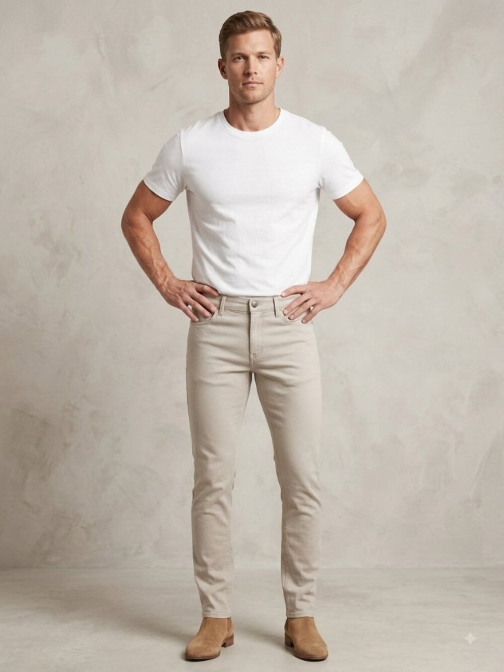 Banana Republic Mens Slim Traveler Twill Pant 34x32 Stillness Khaki Beige Stretc